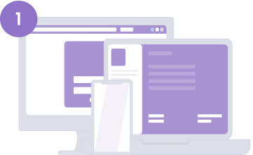 Customer Onboards via  Web or App