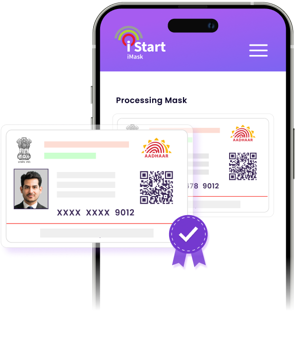 Aadhar Masking Solution Header Vector